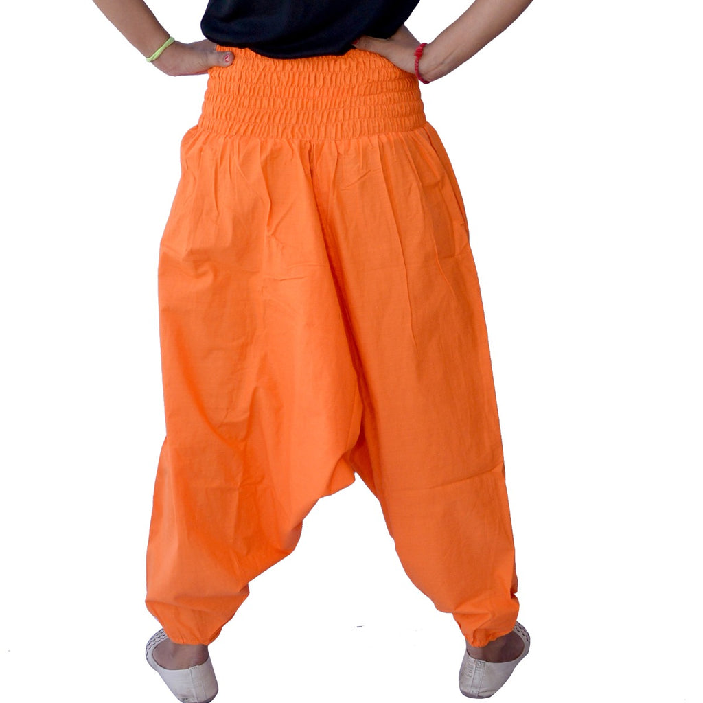 HR0187 Aladdin Pants, Harem Pants 100% Cotton Harem Pants Unisex