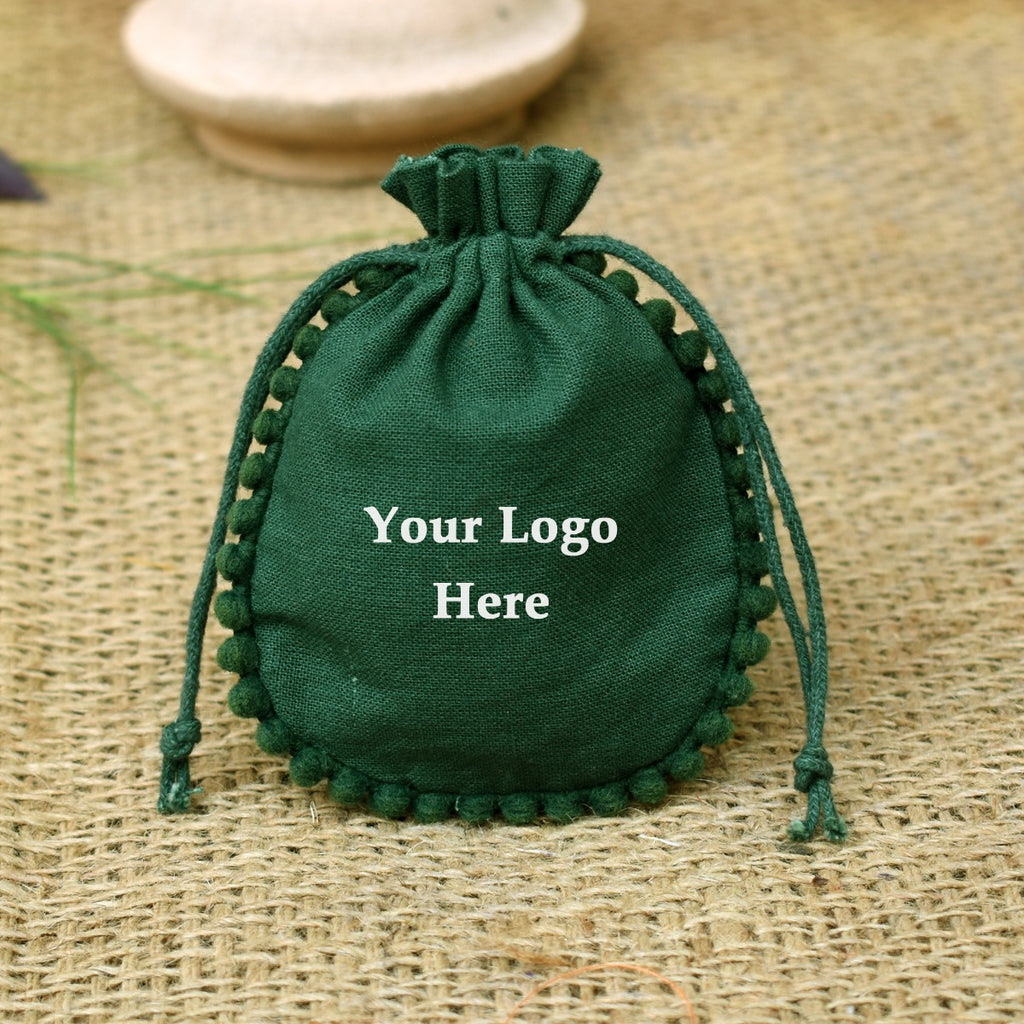 Buy Green Jewelry Pouches at the Best Prices - CraftJaipur