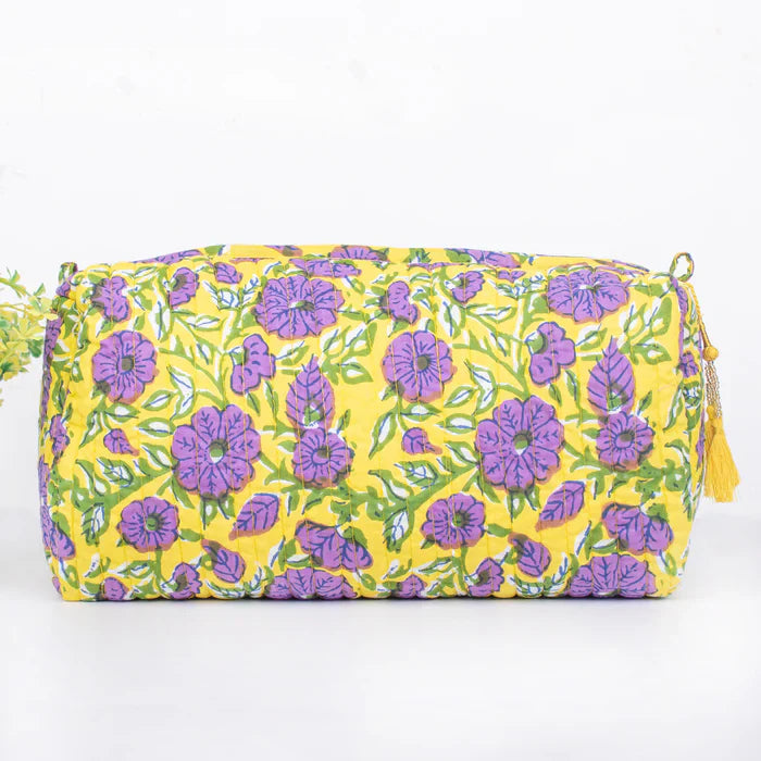 Why Hand Block Printed Makeup Bags Are A Must-Have